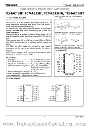 TC74AC138FT datasheet pdf TOSHIBA