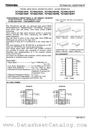 TC74AC161FT datasheet pdf TOSHIBA