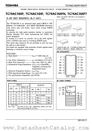 TC74AC164F datasheet pdf TOSHIBA