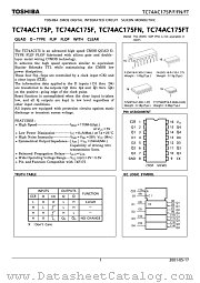 TC74AC175F datasheet pdf TOSHIBA