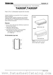 TA2028F datasheet pdf TOSHIBA