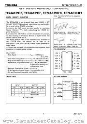 TC74AC393F datasheet pdf TOSHIBA