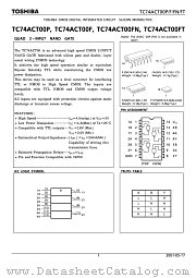 TC74ACT00FT datasheet pdf TOSHIBA