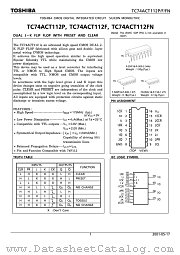 TC74ACT112F datasheet pdf TOSHIBA