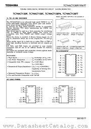 TC74ACT138FN datasheet pdf TOSHIBA
