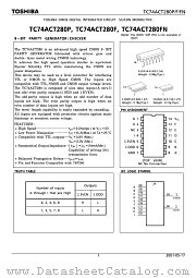 TC74ACT280F datasheet pdf TOSHIBA