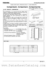TC74ACT521FW datasheet pdf TOSHIBA