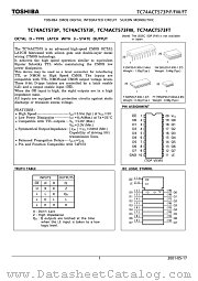TC74ACT573F datasheet pdf TOSHIBA