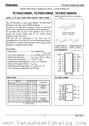 TC74HC109AP datasheet pdf TOSHIBA