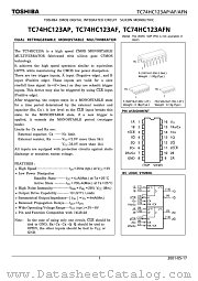 TC74HC123AP datasheet pdf TOSHIBA