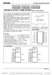 TC74HC153AP datasheet pdf TOSHIBA