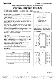 TC74HC158AF datasheet pdf TOSHIBA