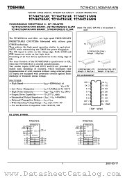 TC74HC163AFN datasheet pdf TOSHIBA