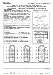 TC74HC244AF datasheet pdf TOSHIBA