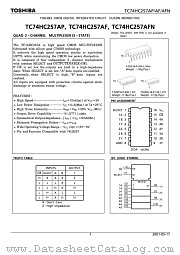 TC74HC257AP datasheet pdf TOSHIBA