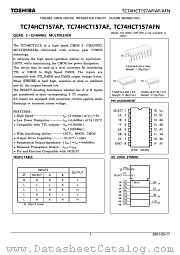 TC74HCT157AP datasheet pdf TOSHIBA