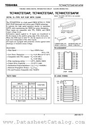TC74HCT273AFW datasheet pdf TOSHIBA