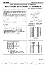TC74HCT573AFW datasheet pdf TOSHIBA