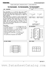 TC74VHC04FT datasheet pdf TOSHIBA