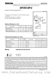 DF2S12FU datasheet pdf TOSHIBA