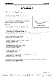 TC9496AF datasheet pdf TOSHIBA
