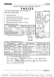 THS122 datasheet pdf TOSHIBA