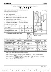 THS125 datasheet pdf TOSHIBA