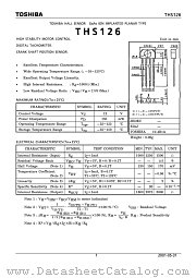 THS126 datasheet pdf TOSHIBA