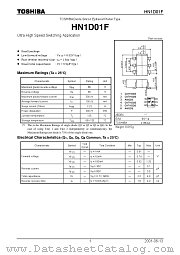 HN1D01F datasheet pdf TOSHIBA