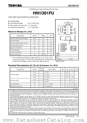 HN1D01FU datasheet pdf TOSHIBA