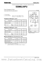 SSM6L09FU datasheet pdf TOSHIBA
