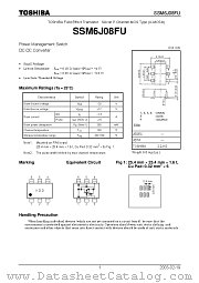 SSM6J08FU datasheet pdf TOSHIBA