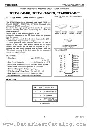 TC74VHC4040F datasheet pdf TOSHIBA