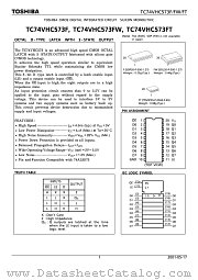 TC74VHC573F datasheet pdf TOSHIBA