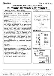 TC74VHC595F datasheet pdf TOSHIBA