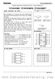 TC74VHC86FN datasheet pdf TOSHIBA