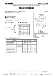 RN2301 datasheet pdf TOSHIBA