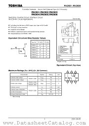 RN2606 datasheet pdf TOSHIBA