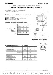 RN2701 datasheet pdf TOSHIBA