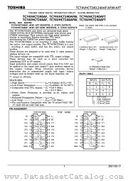 TC74VHCT240AFT datasheet pdf TOSHIBA