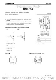 RN47A5 datasheet pdf TOSHIBA