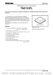 TA2131FL datasheet pdf TOSHIBA