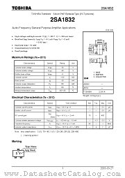 2SA1832 datasheet pdf TOSHIBA