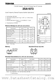 2SA1873 datasheet pdf TOSHIBA