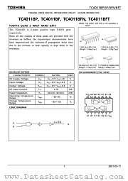 TC4011BFT datasheet pdf TOSHIBA