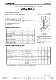 2SC2458(L) datasheet pdf TOSHIBA