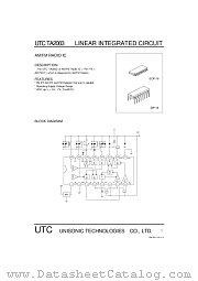 TA2003 datasheet pdf Unisonic Technologies