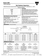 109D datasheet pdf Vishay