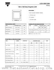 LCD-128G128A datasheet pdf Vishay