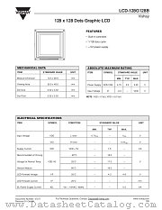 LCD-128G128B datasheet pdf Vishay
